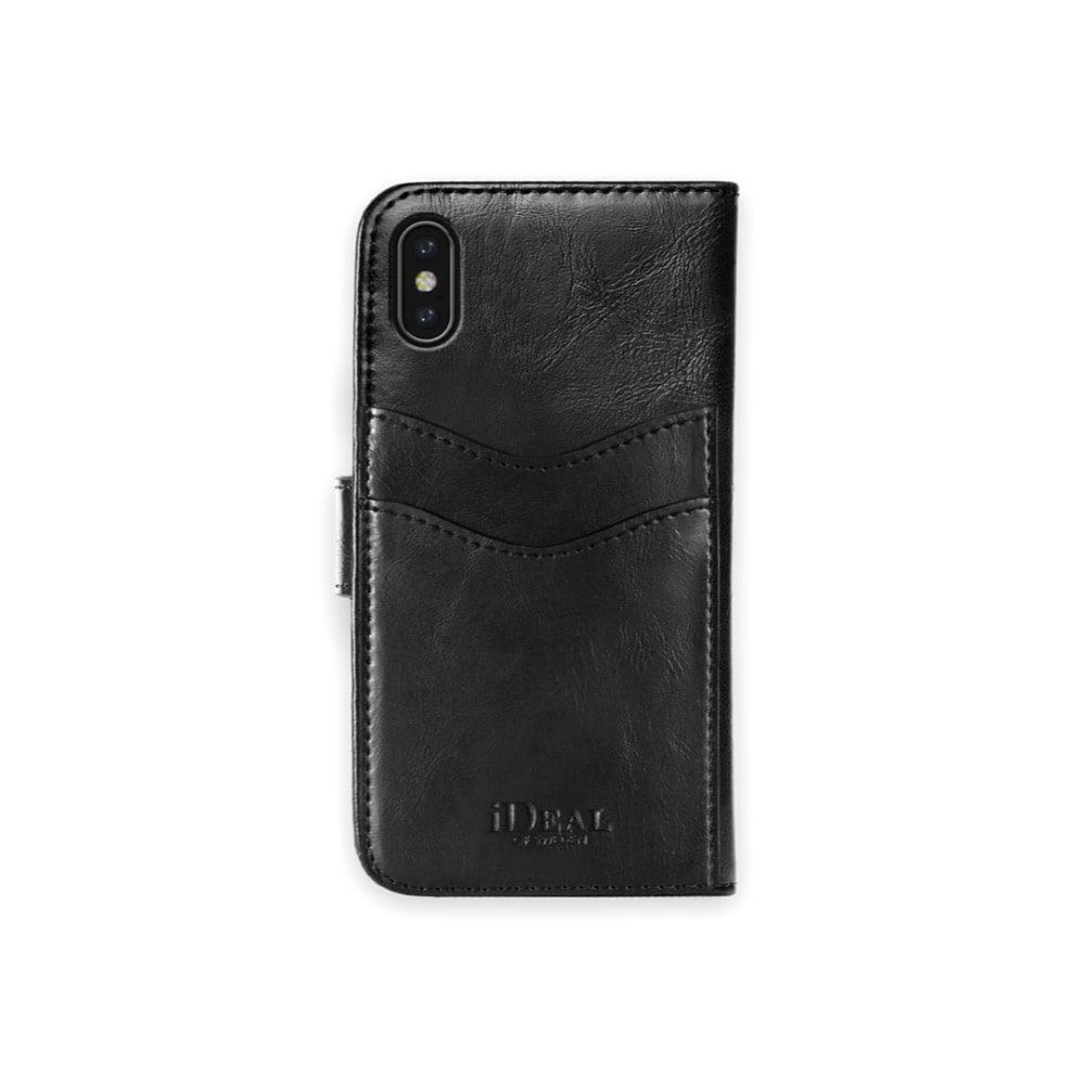 iDeal Fashion Case Magnet Wallet+ iPhone X/XS Musta