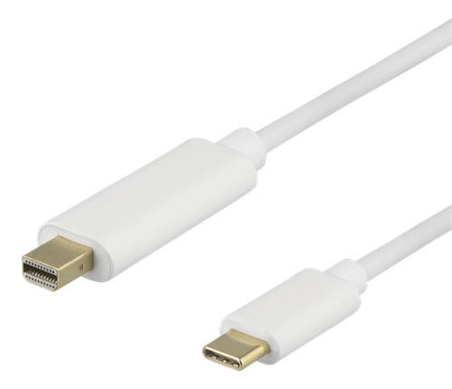 DELTACO USB-C - MiniDP kaapeli - 2m