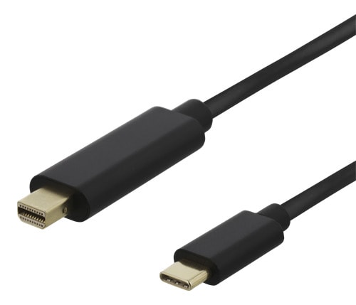 DELTACO USB-C - MiniDP kaapeli - 2m