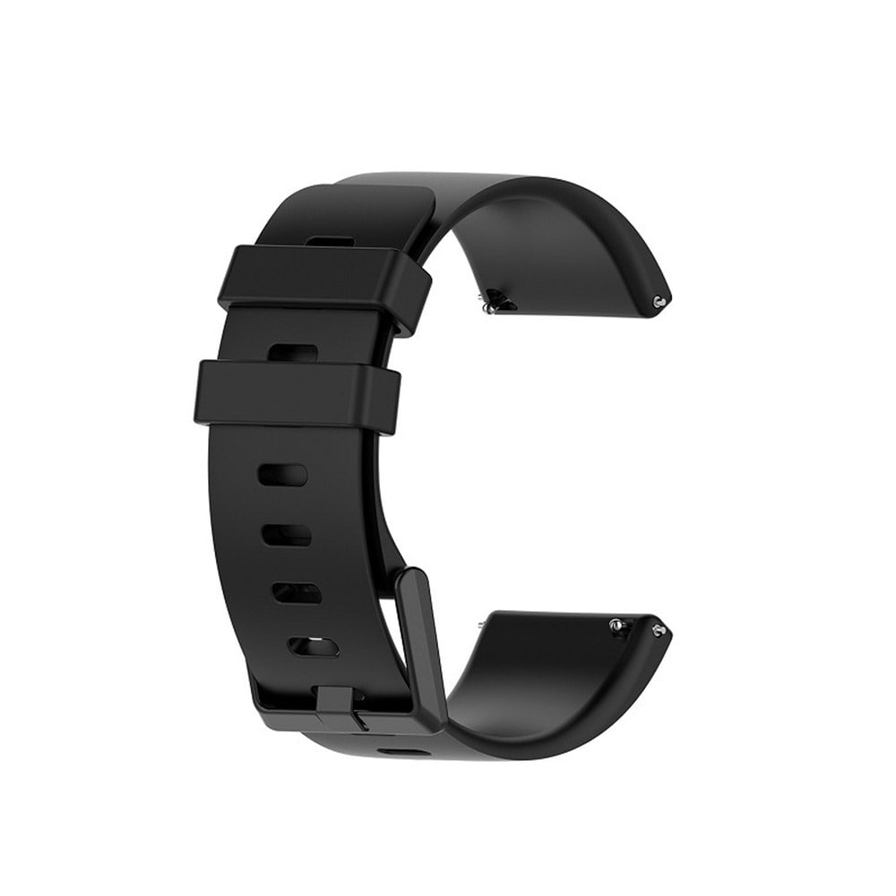 Fitbit Silikoniranneke  Versa / Versa2/ Versa Lite - Musta S