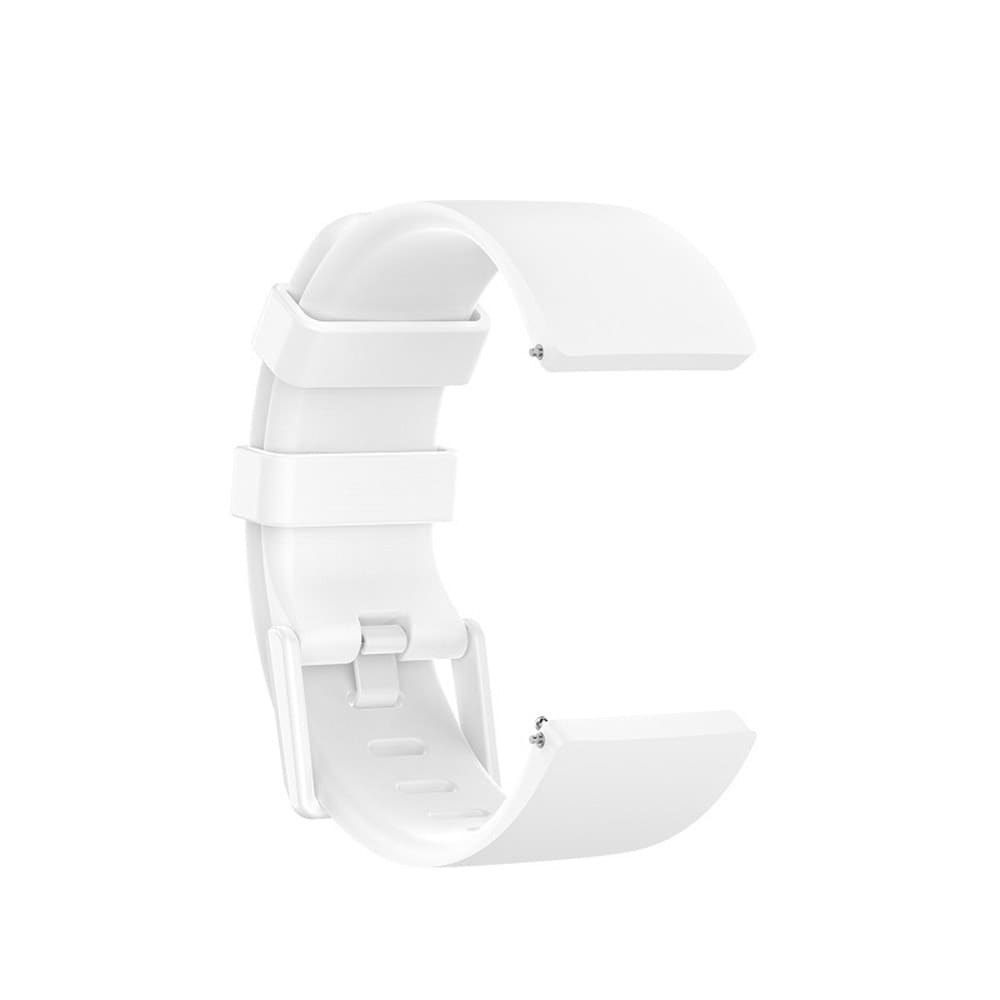 Valkoinen Silikoniranneke Fitbit Versa / Versa2/ Versa Lite