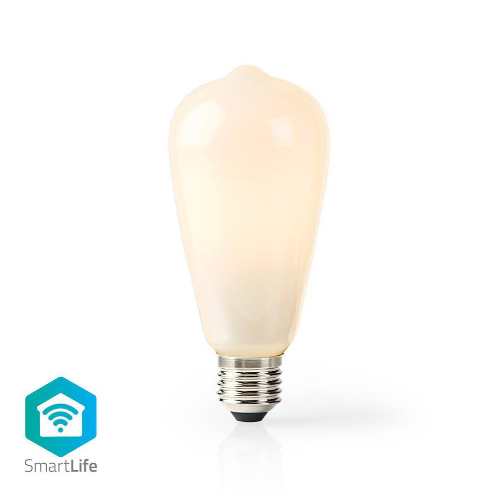 Nedis SmartLife Wi-Fi LED-lamppu E27, ST64, 5W