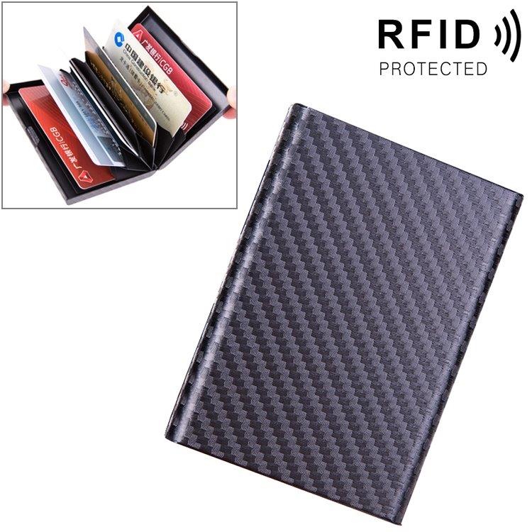 RFID Alumiini kotelo maksukorteille - Musta