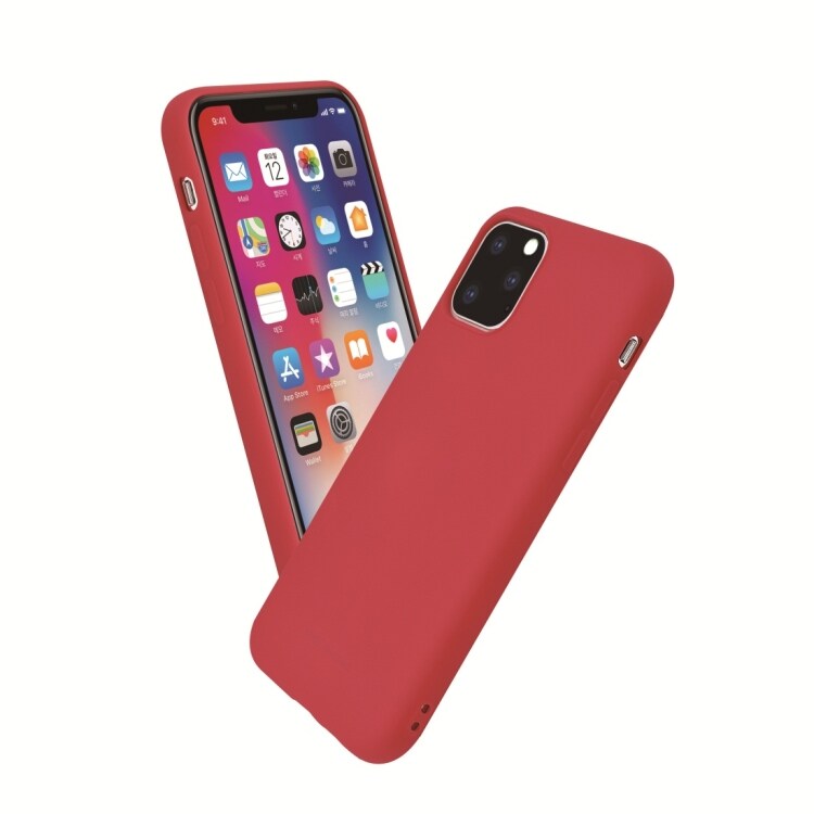 Silikonikuori iPhone 11 Pro- Punainen
