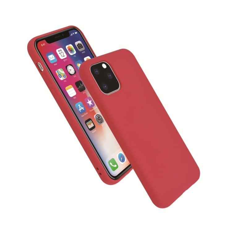 Silikonikuori iPhone 11 Pro Max - Punainen