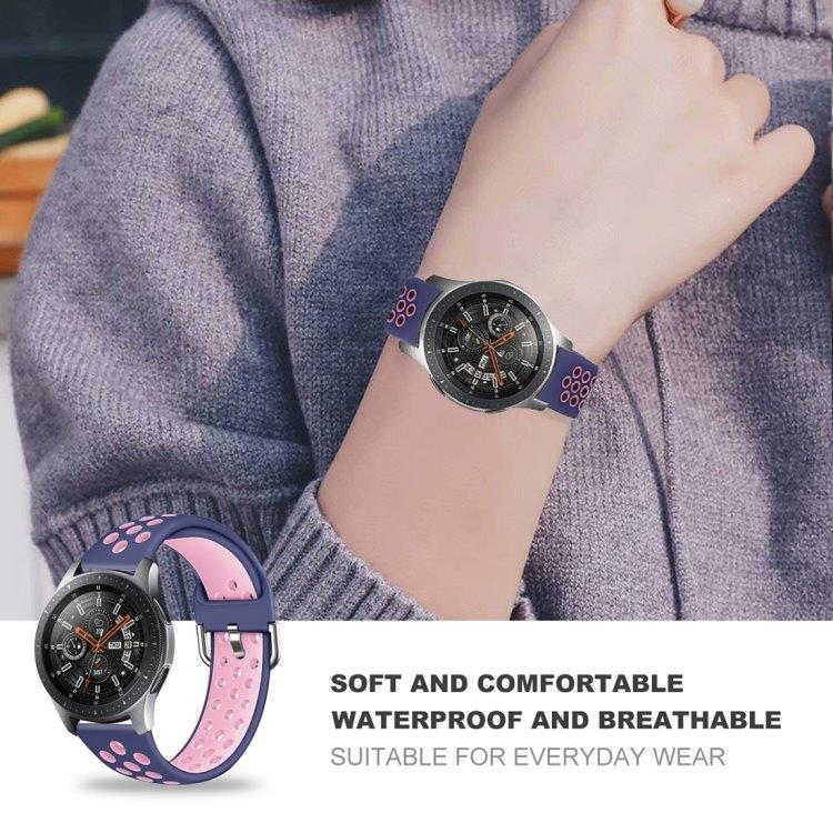 Ranneke Galaxy Watch 46 / S3 / Huawei Watch GT 1 / 2 22mm - Musta