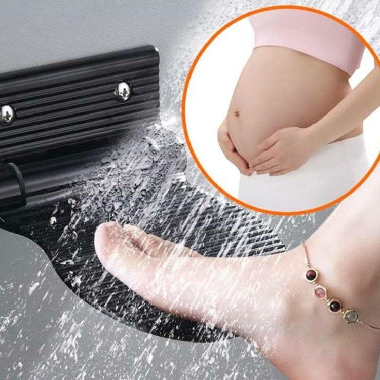Seinään kiinnitettävä suihkutuki jalalle