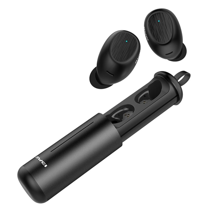 Langaton sport headset awei T55 Bluetooth V5.0 - Musta