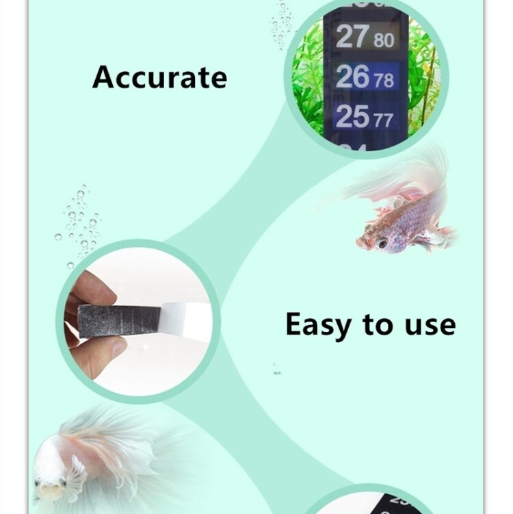 Digitaalinen Akvaarion LCD-lämpömittari 2-pakkaus