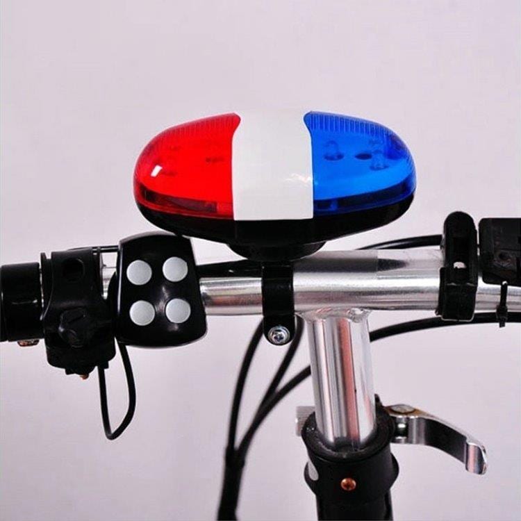 Sähköinen soittokello polkupyörään 4 äänellä ja LED-valolla