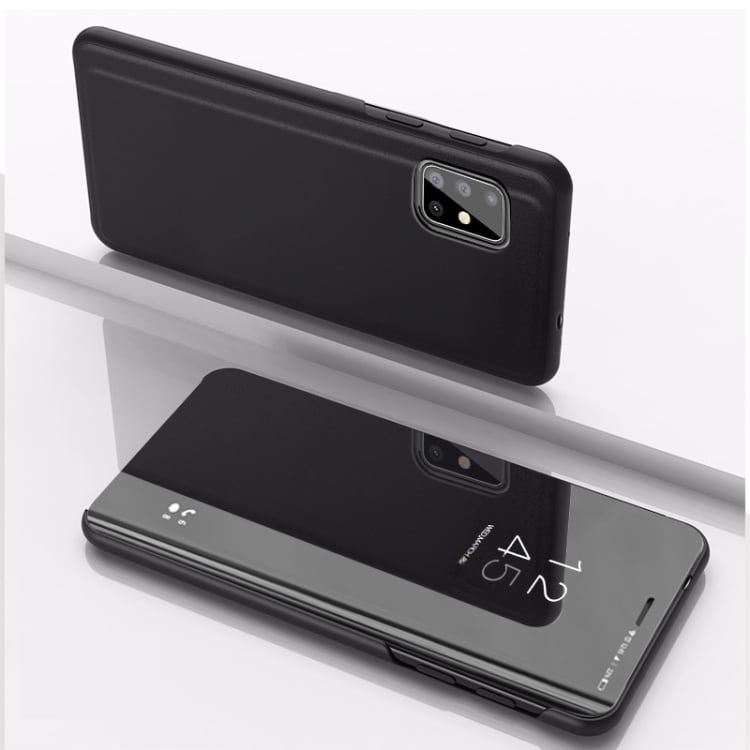 Flip kotelo Galaxy A51 - Musta peililasi