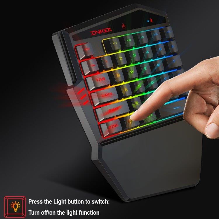 HXSJ K88 Langaton Gaming TNäppäimistö + Langallinen Hiiri