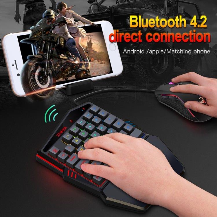 HXSJ K88 Langaton Gaming TNäppäimistö + Langallinen Hiiri