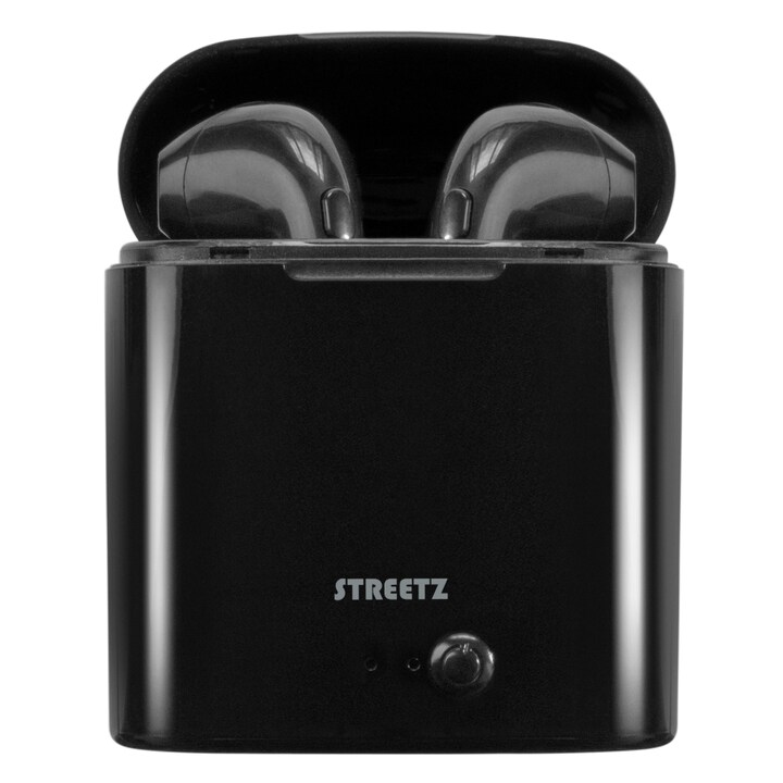STREETZ True Wireless Large Semi In-Ear Musta