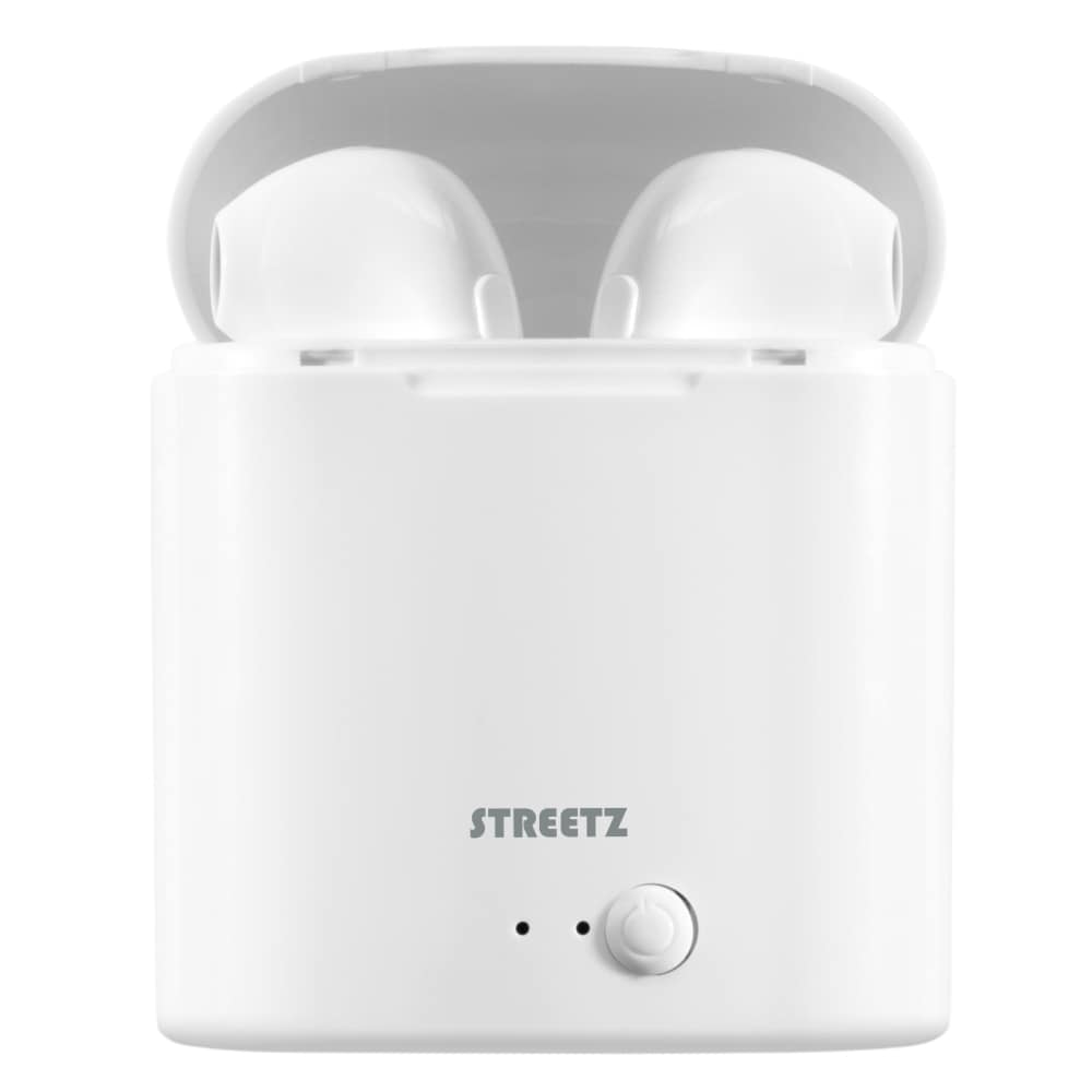 STREETZ True Wireless Large Semi In-Ear Valkoinen