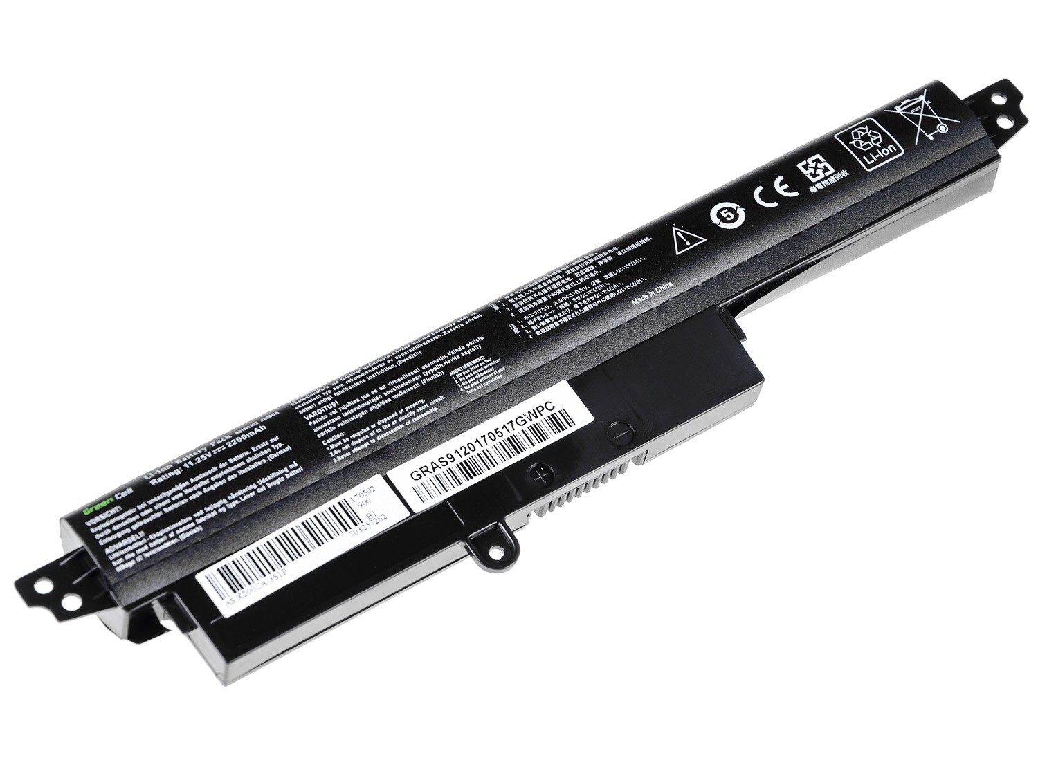 Kannettavan tietokoneen akku Asus X200 X200C X200CA X200L X200LA / 11,25V 2200mAh