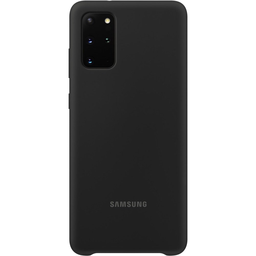 Samsung Silicone Cover Samsung Galaxy S20 Plus Musta