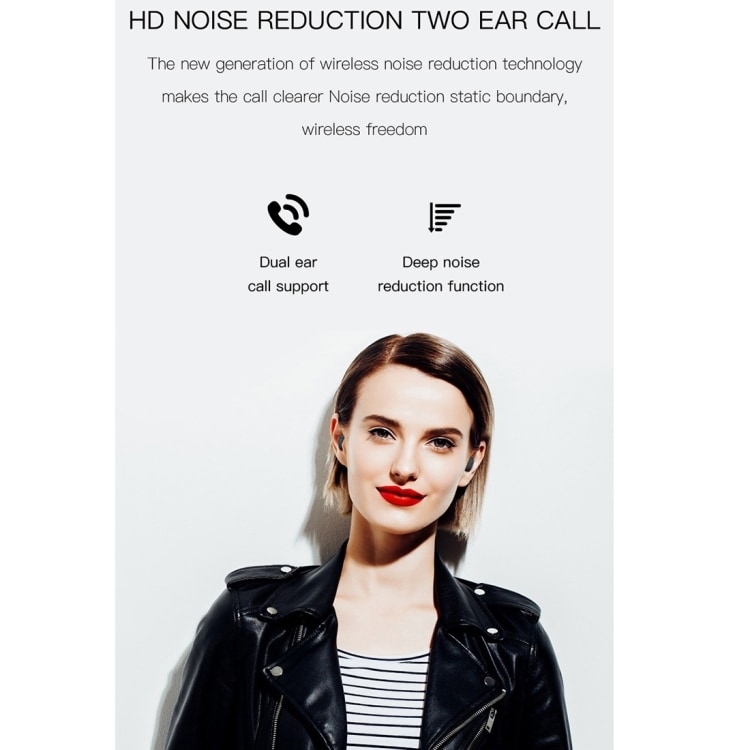 H6 True Wireless Bluetooth 5.0 Headset latauskotelolla