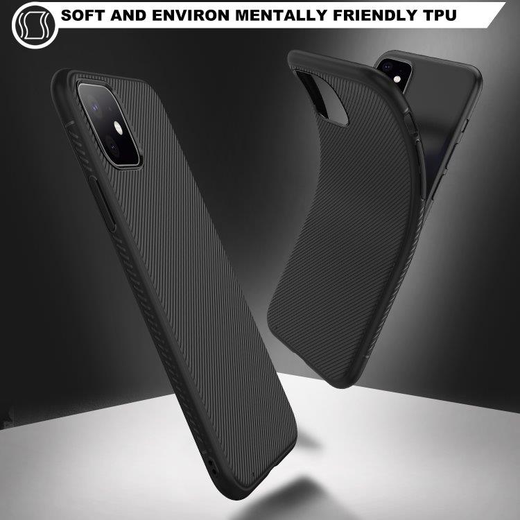 Pehmeä TPU-kuori mustana iPhone 11 mallille