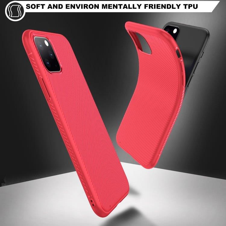 Pehmeä TPU-kuori punaisena iPhone 11 Pro mallille