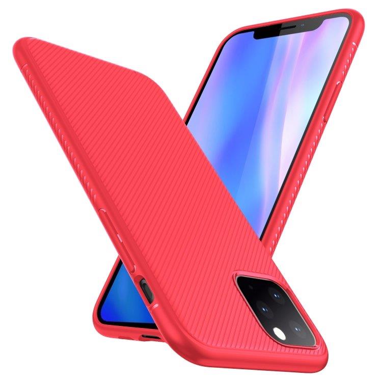 Pehmeä TPU-kuori punaisena iPhone 11 Pro Max mallille