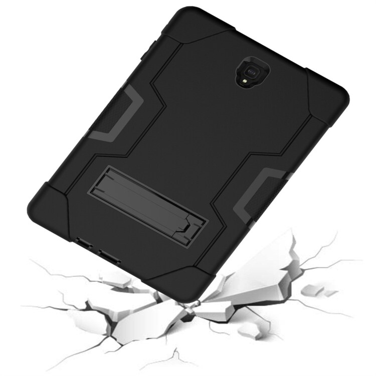 Kestävä Suojakotelo telineellä Samsung Galaxy Tab S4 10.5 - Musta