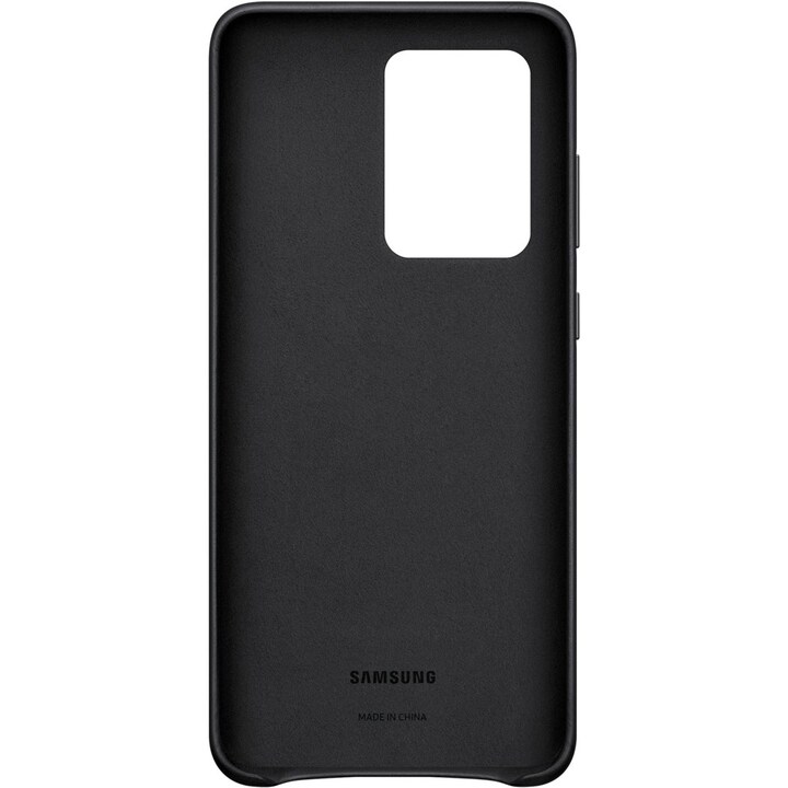 Samsung Leather Cover Galaxy S20 Ultra - Musta