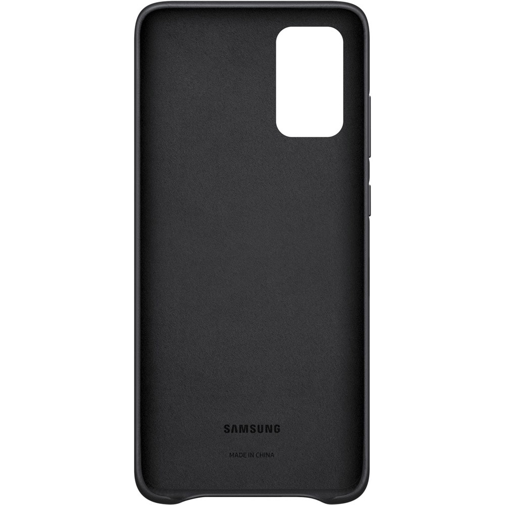 Samsung Leather Cover Galaxy S20 Plus - Musta