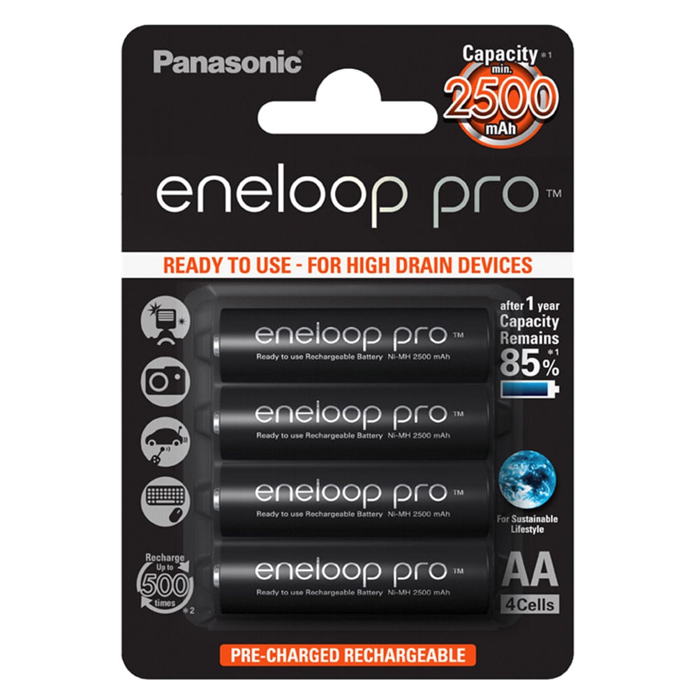 Panasonic Eneloop Pro AA-Akkuparisto - 4-pakkaus