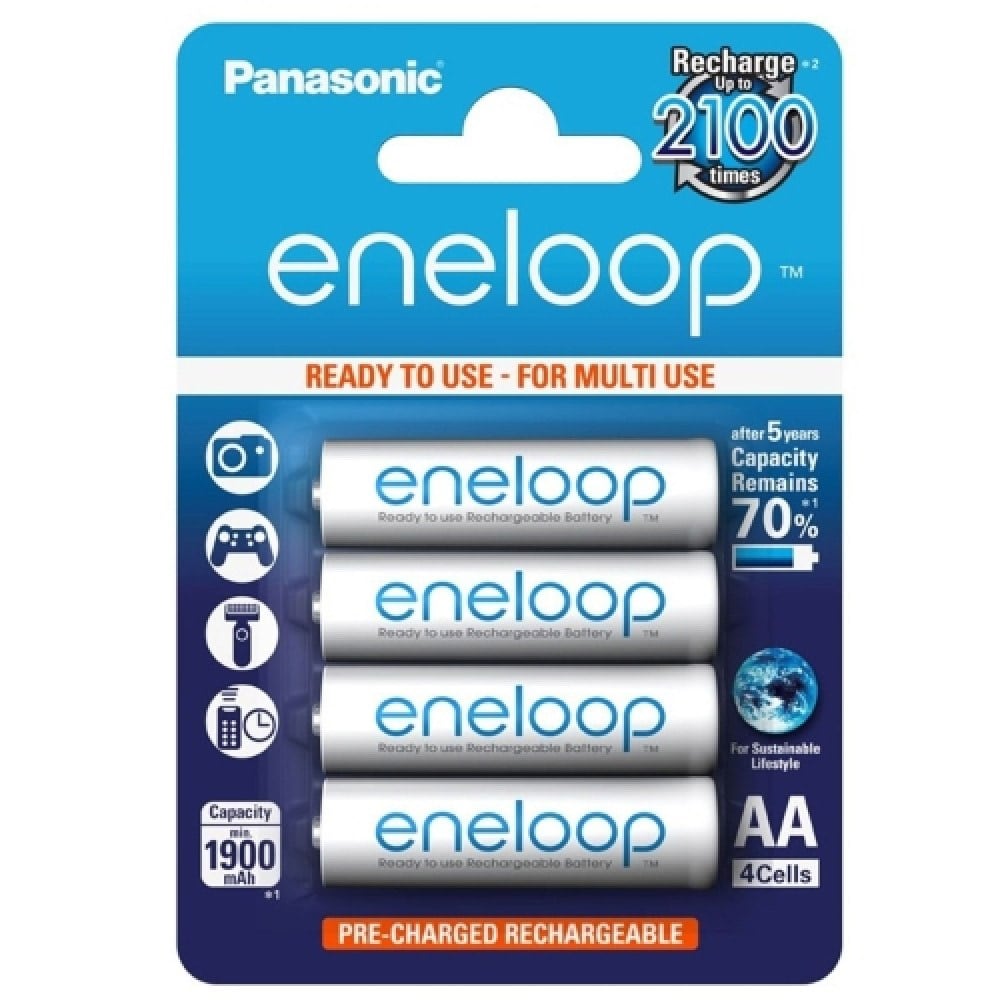 Panasonic Eneloop AA-Akkuparisto-4-pakkaus