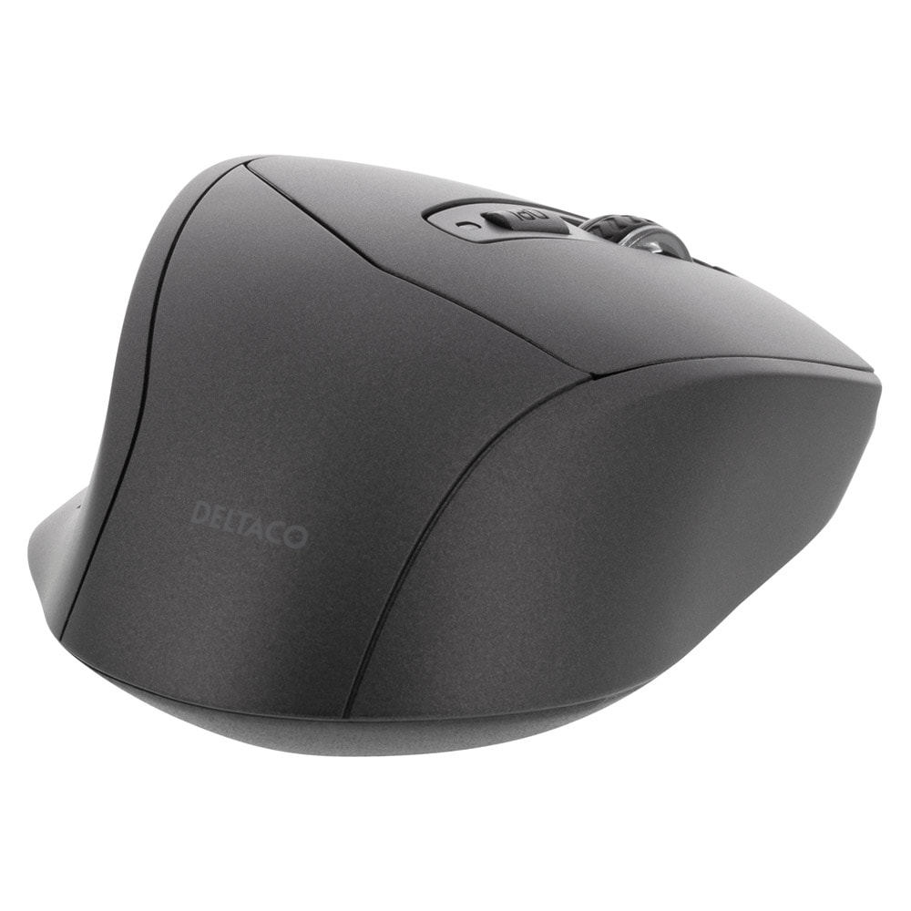 Deltaco hiljainen Bluetooth-hiiri - Harmaa