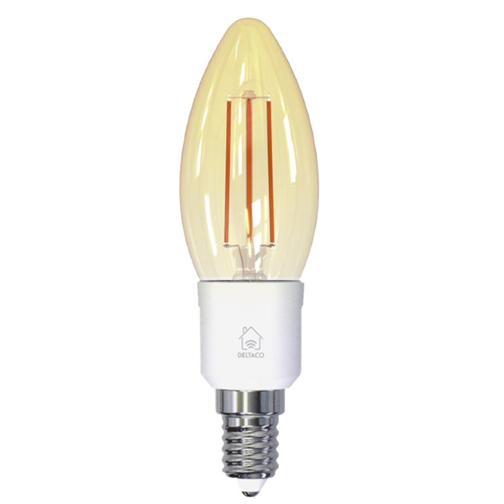 DELTACO LED-lamppu Filamentti E14, WiFI, 4.5W
