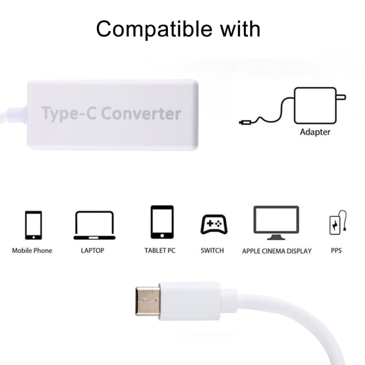 USB-C - Magsafe T-muunnin