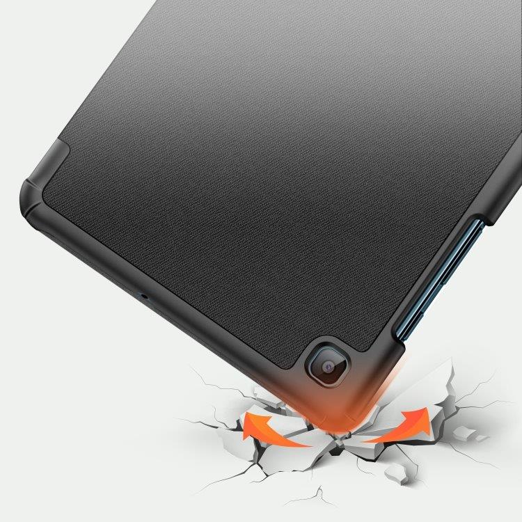Tri-fold kotelo Samsung Galaxy Tab S6 Lite 10.4", Musta