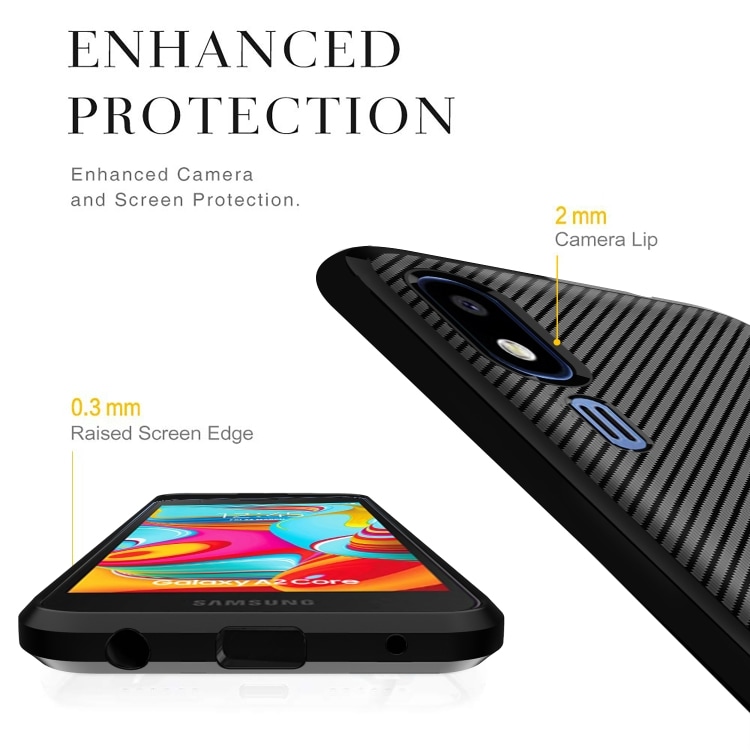 Suojakuori Samsung Galaxy A2 Core - Musta