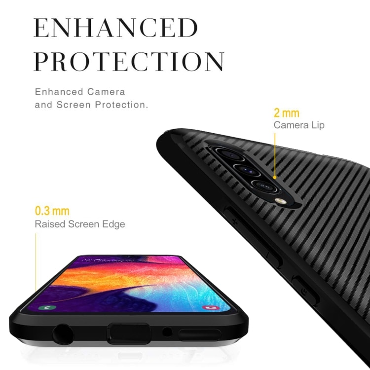 Takakansi Samsung Galaxy A50s / A30s - Musta