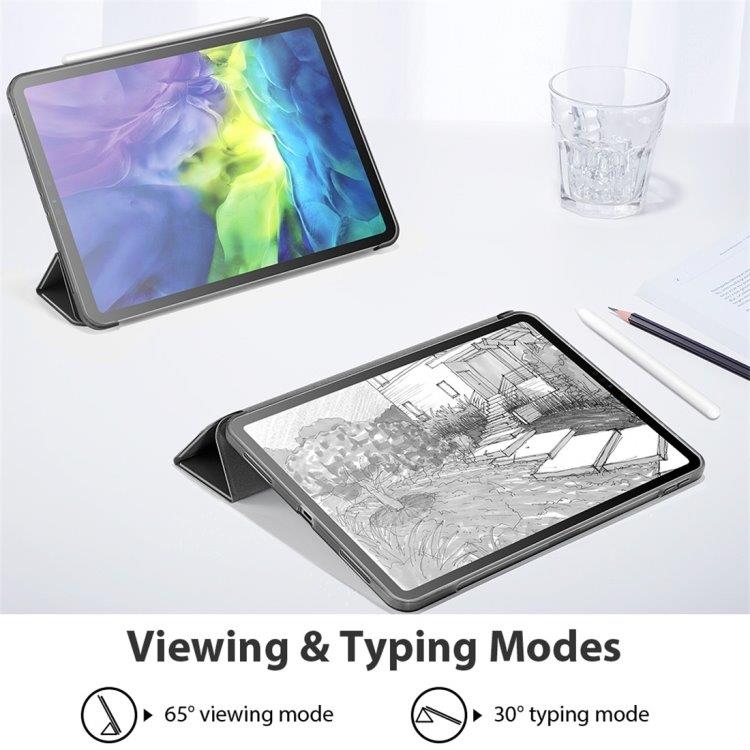 Tri-fold kotelo jossa Sleep/Wake-up iPad Pro 11 (2020), Musta