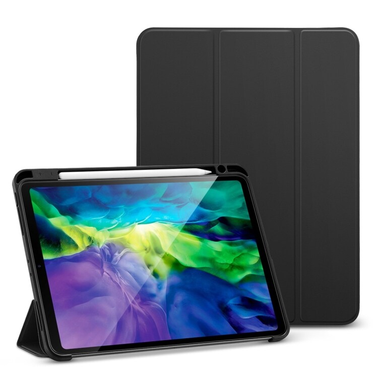 Tri-fold kotelo, kynänpidike & Sleep/Wake-up iPad Pro 11 (2020), Musta
