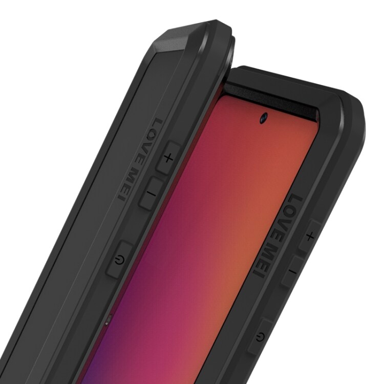 Shockproof Takakansi Samsung Galaxy A71 - Musta