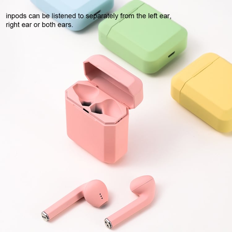 Earbuds Bluetooth latauskotelolla - Pinkki