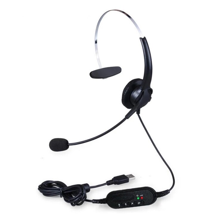 Kuulokemikrofoni VOIP Puheluille - USB