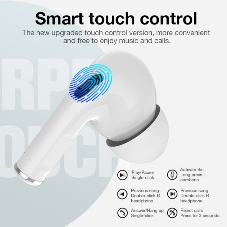 Macaron Langattomat in-ear Kuulokkeet latauskotelolla &  5.0 Bluetooth - Valkoiset