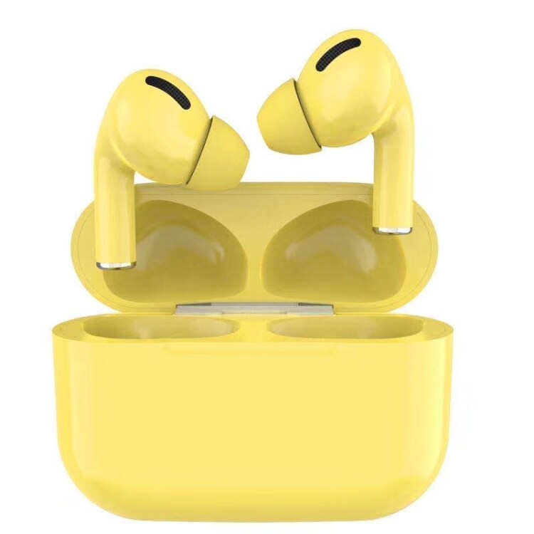 Macaron Langattomat in-ear Kuulokkeet latauskotelolla &  5.0 Bluetooth - Keltaiset