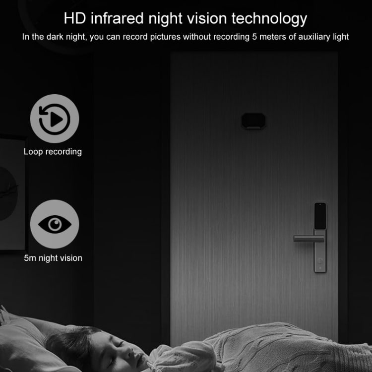 Minikamera 1080P HD WiFi IR Night Vision