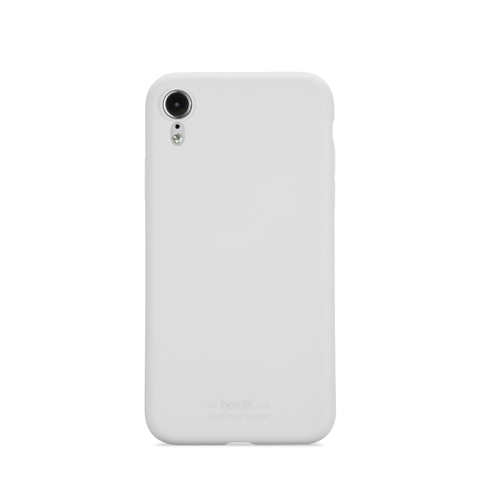 Holdit Silikonikotelo iPhone 10/XR - Valkoinen