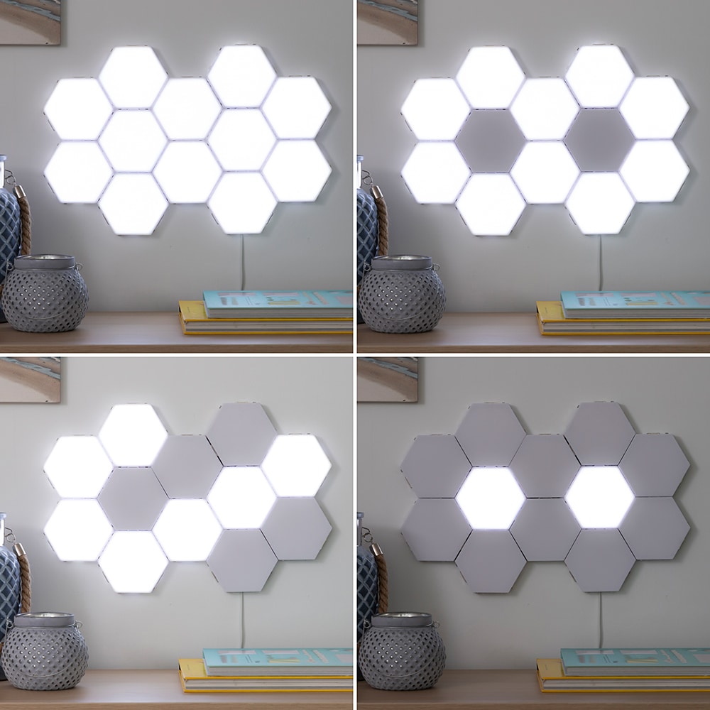 InnovaGoods LED Modulaarinen Seinävalaisin 3-pakkaus