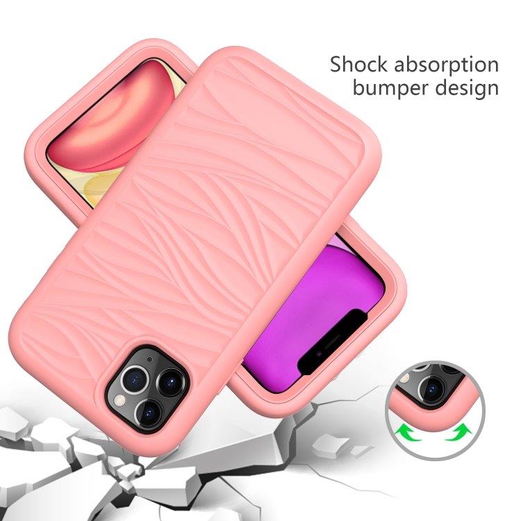 Aaltokuvioitu suojakotelo iPhone 11 Pro Max Pinkki