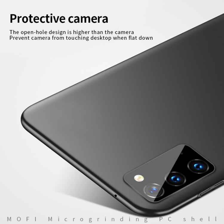 Himmeä matkapuhelimen kuori Samsung Galaxy Note20 Musta