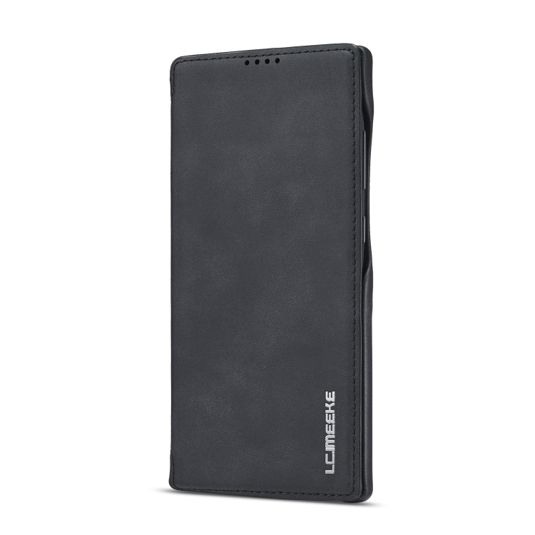 Nahkainen flip suoja korttitaskuilla Samsung Galaxy Note20 Ultra Musta