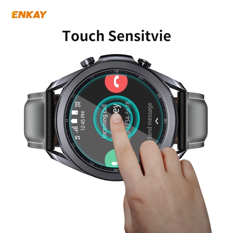 Temperoitu suojalasi Samsung Galaxy Watch 3 45mm ENKAY Hat-Prince 0.2mm 9H 2.15D